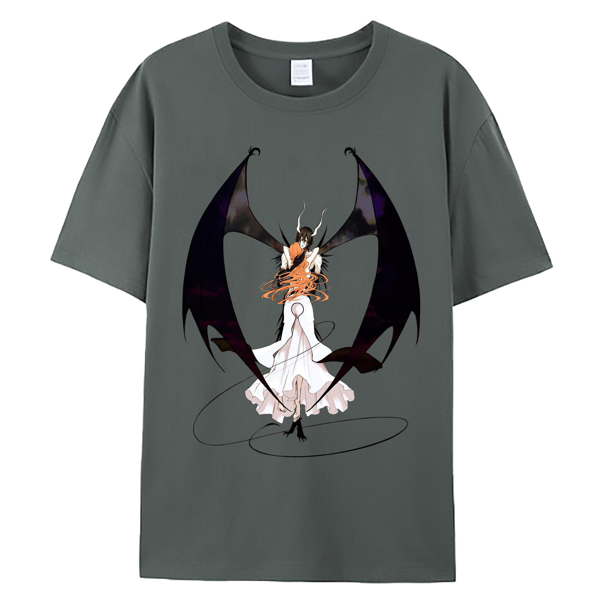 （画像用） ブリーチ ウルキオラ·シファー BLEACH Ulquiorra cifer 綿100％ メンズ半袖Tシャツ｜肌触りやわらか＆通気性